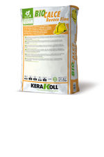 Alisador natural certificado, referencia Biocalce Revoco Fino de Kerakoll. Envase 25 kg